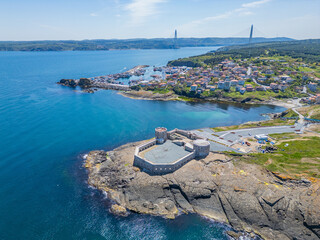Rumelifeneri and Garipçe Fortresses on the Bosphorus Coast near Istanbul, Turkey