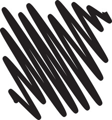 Illustration hand drawn using marker pen