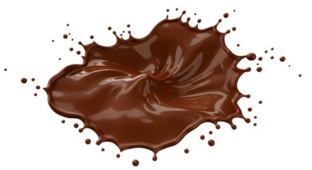 Chocolate, Splash, Crown, Chocolate Splash Crown