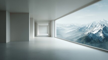 Fototapeta premium empty room with a window