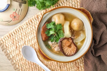 Homemade Winter Melon With Pickle Lime Soup 