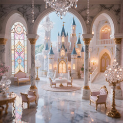 Fototapeta premium little castle for doll 3451
