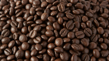 Fototapeta premium Coffee brewed from freshly roasted beans