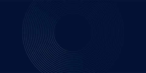 Abstract blue glowing geometric lines on dark blue background art. Modern shiny blue circle lines pattern modern good simple natural vector illustrations  nice natural