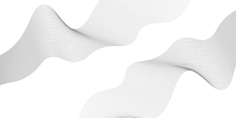 Abstratc particles halftone black gradient curve shape isolated on white background art. Vector in concept of technology  science  music wave modern simple