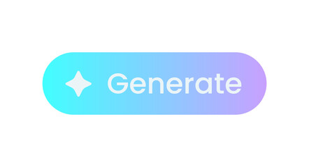 Generate artificial intelligence buttons. Machine learning technology concept.