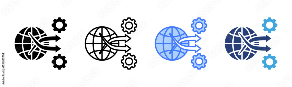 Poster Transformation icon sheet multiple style collection