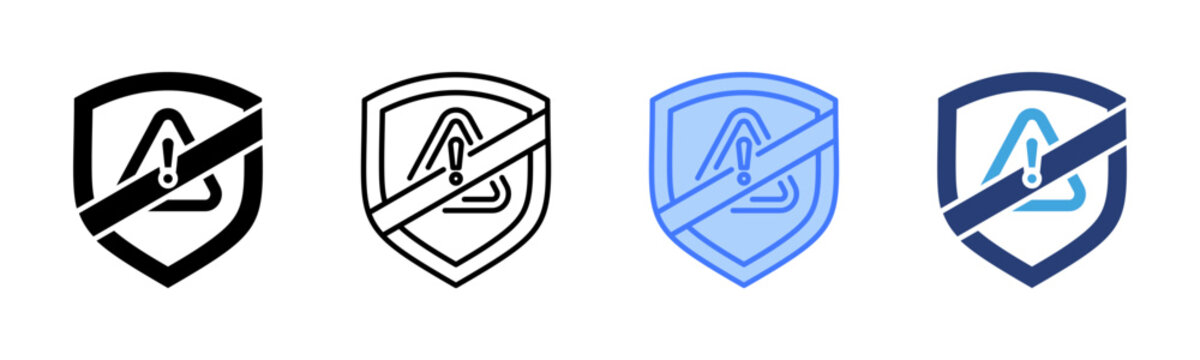 Mitigation icon sheet multiple style collection