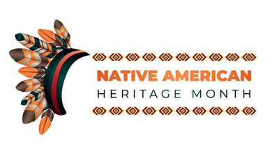 Native American Heritage Month in November. American Indian culture