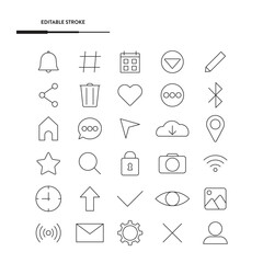 Web Icon Set Vector Design.