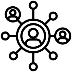 Fototapeta premium Network icon for weather, website, application, printing, document, poster design, etc