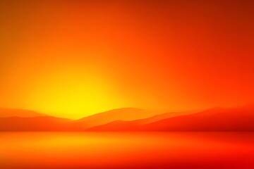 Ultra-high resolution orange gradient with soft light and HDR detail