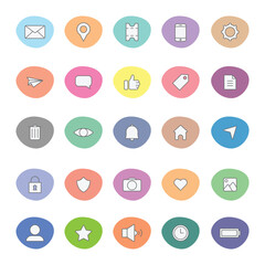 Web Icon Set Vector Design.