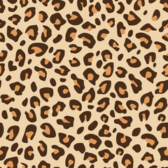 Leopard print design seamless pattern print design. Vector illustration design for fashion fabrics, textile graphics, and prints.	
