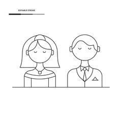 Wedding Icon Vector Design.