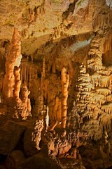 Slovenia - view of the cave system Postojna Cave