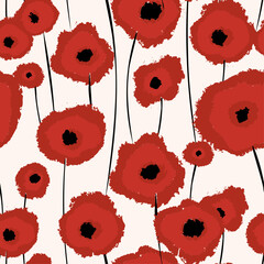 Hand drawing flowers seamless pattern print design. Vector illustration design for fashion fabrics, textile graphics and prints.	
