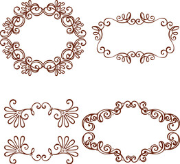 Beautiful flower art and mandala vector design