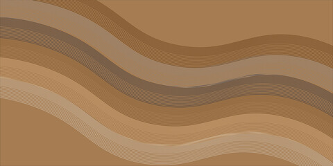 Japanese wave pattern with abstract art background vector. Water and sea surface elements template in vintage style. vector