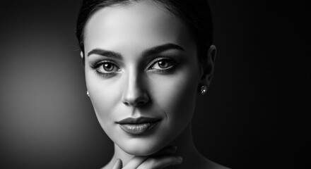 Fototapeta premium Elegant woman portrait
