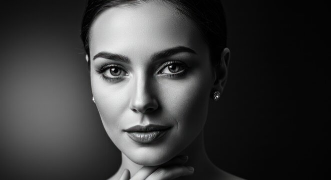 Elegant woman portrait