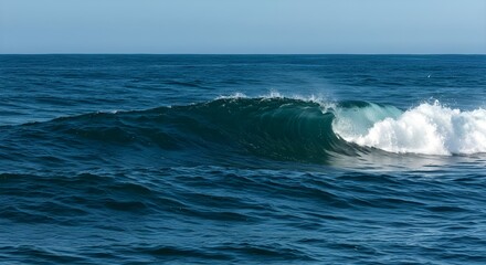 Fototapeta premium Ocean, Wave, Waves, Ocean Wave Breaking