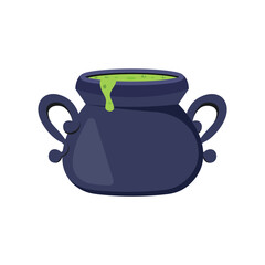 Witch Cauldron Icon Vector Design.