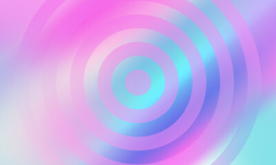 Concentric circles pastel gradient abstract background