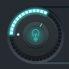Charging status widget UI. Battery level shown in percentages and estimated time left. Minimal app interface design for mobile device. Tech energy tracking template. Vector illustration.