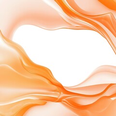 Flowing Orange and Peach Abstract Background for Design Projects
