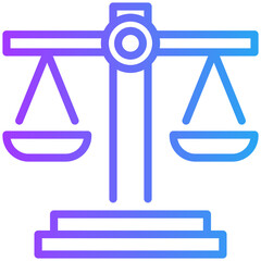 Balance scales icon for business opportunities, business, website, application, printing, document, poster design, etc