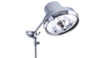 Surgical lamp head and handle, Transparent background, PNG file