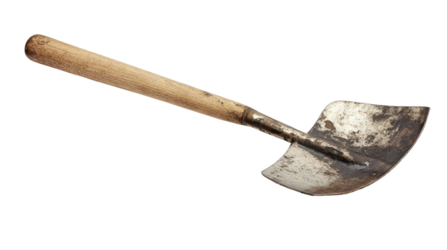 Traffic control paddle sign with STOP/SLOW reversible panel, handheld safety signal, Transparent background, PNG file