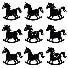 Rocking Horse Silhouette Collection