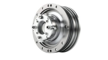 Wheelchair, folded and portable, Transparent background, PNG file