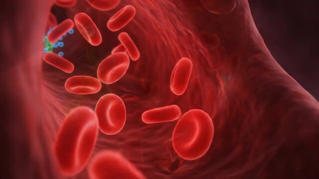 Blood vessel medical illustration