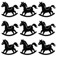 Rocking Horse Silhouette Collection
