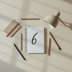 notebook and pen