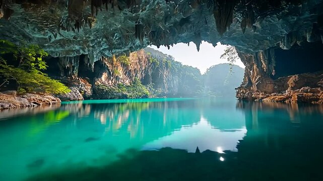 emerald cave lagoon video