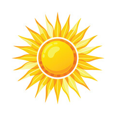 sun icon vector illustration