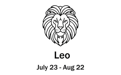 Leo Zodiac Sign – Dates and Lion Symbol
Leo Horoscope Art – July 23 to August 22
Astrology Sign Leo with Majestic Lion Icon
Leo Star Sign – Fire Element and Zodiac Traits