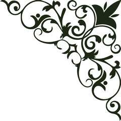 Beautiful flower art and mandala vector design