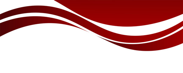 Vector red line background curve element with white space for text and message design, overlapping layers, vector