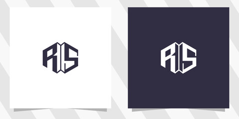 letter rs sr logo design