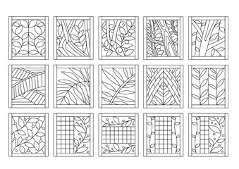 wrought iron window design on white background
