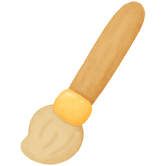 Wooden paintbrush 