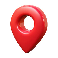 3D Location Pin Icon isolated on transparent background Remove png