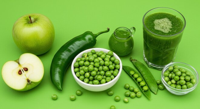Green smoothie ingredients