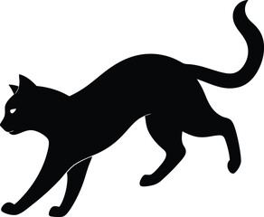 Cats and Dogs Silhouette Bundle Sitting, Playing, Sleeping, and Pet Pose Vector Collection