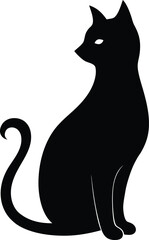 Cats and Dogs Silhouette Bundle Sitting, Playing, Sleeping, and Pet Pose Vector Collection